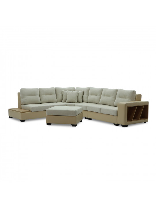 Բազմոց HOBEL CORNER CORONA CREAM PHANTOM 3/ CREAM BEATTO 1065 R (7) 