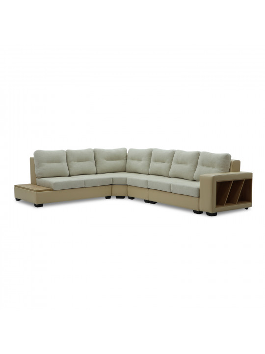 Բազմոց HOBEL CORNER CORONA CREAM PHANTOM 3/ CREAM BEATTO 1065 R (7) 