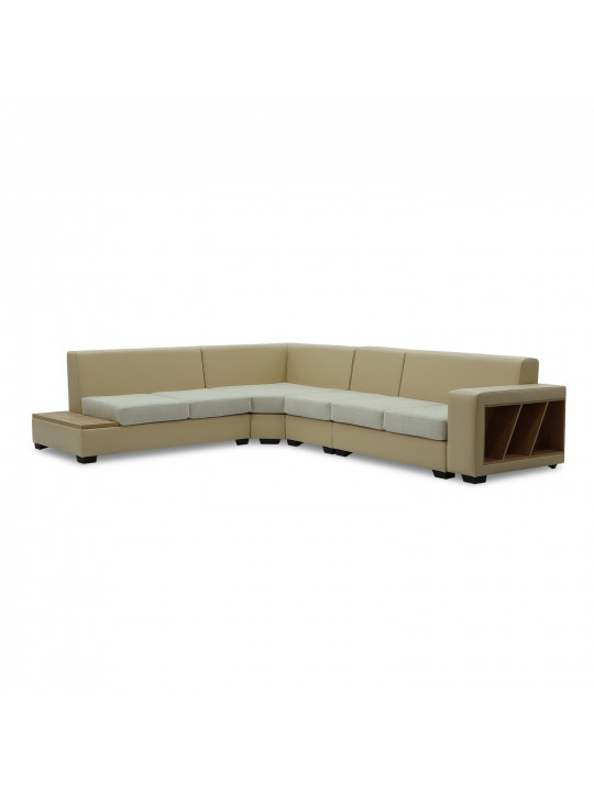 Բազմոց HOBEL CORNER CORONA CREAM PHANTOM 3/ CREAM BEATTO 1065 R (7) 