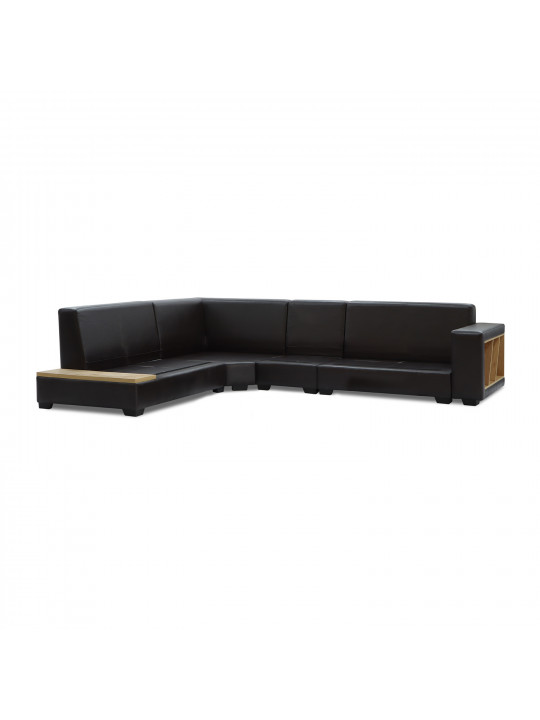 Բազմոց HOBEL CORNER CORONA DARK BROWN PHANTOM 8/ BROWN BEATTO 1012 L (7) 