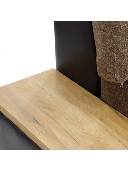Բազմոց HOBEL CORNER CORONA DARK BROWN PHANTOM 8/ BROWN BEATTO 1012 L (7) 