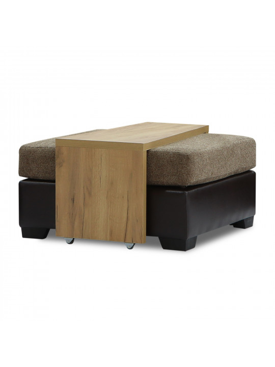 Բազմոց HOBEL CORNER CORONA DARK BROWN PHANTOM 8/ BROWN BEATTO 1012 L (7) 