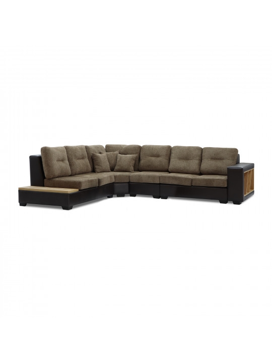 Բազմոց HOBEL CORNER CORONA DARK BROWN PHANTOM 8/ BROWN BEATTO 1012 L (7) 
