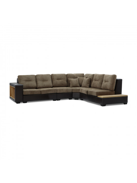 Բազմոց HOBEL CORNER CORONA DARK BROWN PHANTOM 8/ BROWN BEATTO 1012 R (7) 