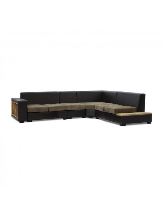 Բազմոց HOBEL CORNER CORONA DARK BROWN PHANTOM 8/ BROWN BEATTO 1012 R (7) 