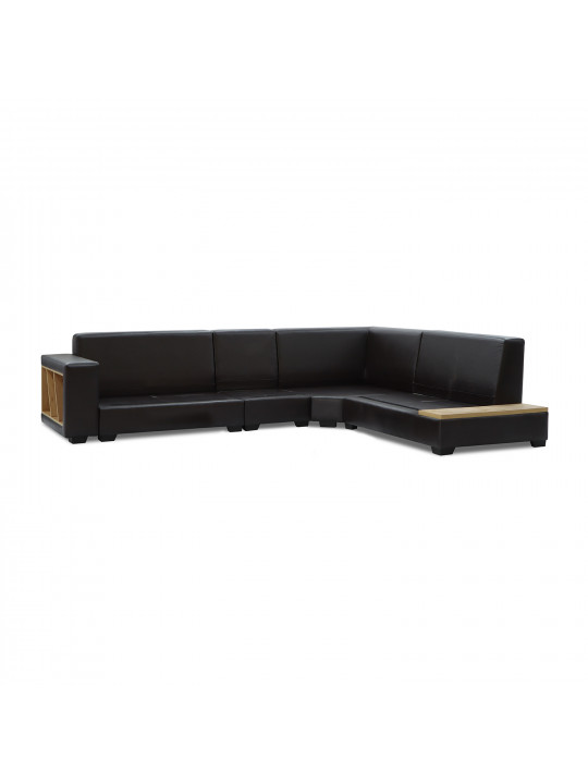 Բազմոց HOBEL CORNER CORONA DARK BROWN PHANTOM 8/ BROWN BEATTO 1012 R (7) 