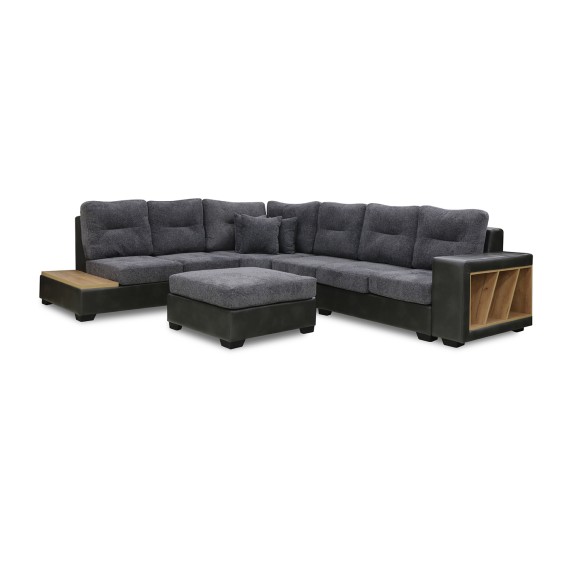 Sofa HOBEL CORNER CORONA GREY PHANTOM 14/ DARK GREY BEATTO 1079 L (7) 