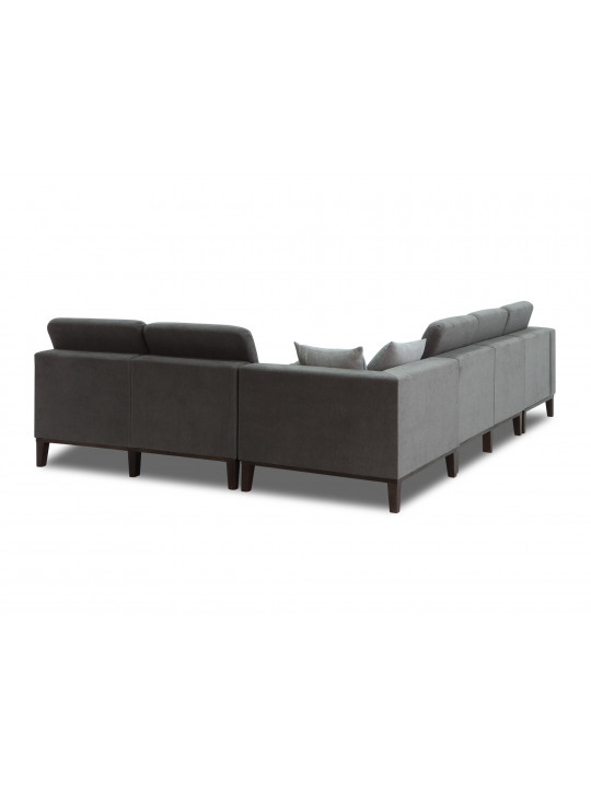 Sofa HOBEL CORNER DALI DARK GREY BREEZE 29/ LIGHT GRAY FOREVER 900 R (5) 