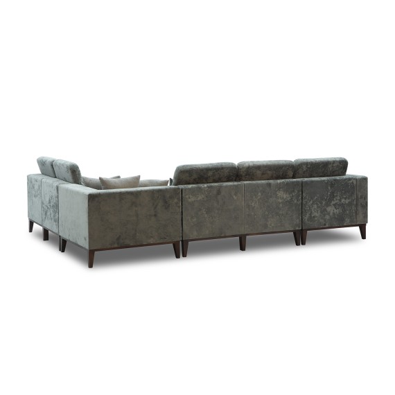 Sofa HOBEL CORNER DALI GREY MONACO 14/LIGHT GREY INFINITY 991 L (5) 