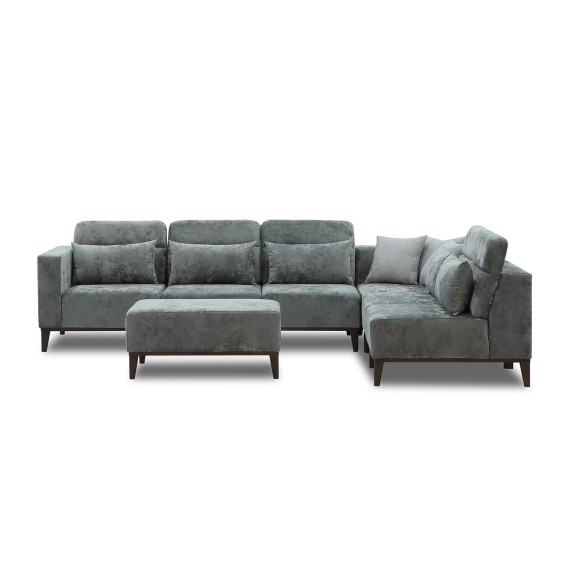 Sofa HOBEL CORNER DALI GREY MONACO 14/LIGHT GREY INFINITY 991 L (5) 