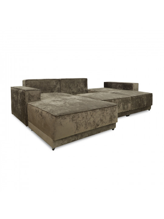 Sofa HOBEL CORNER DELUXE BROWN MONACO 5/ NIAGARA BEIGE L (7) 