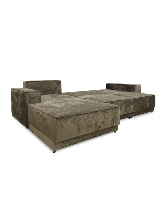 Sofa HOBEL CORNER DELUXE BROWN MONACO 5/ NIAGARA BEIGE L (7) 