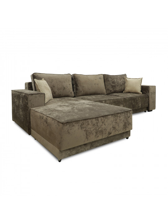 Sofa HOBEL CORNER DELUXE BROWN MONACO 5/ NIAGARA BEIGE L (7) 