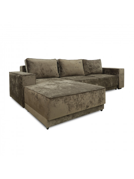 Sofa HOBEL CORNER DELUXE BROWN MONACO 5/ NIAGARA BEIGE L (7) 