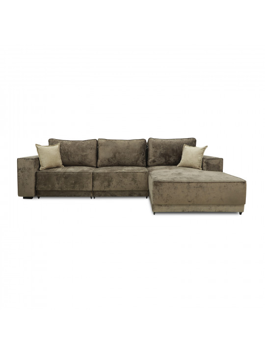 Բազմոց HOBEL CORNER DELUXE BROWN MONACO 5/ NIAGARA BEIGE R (7) 