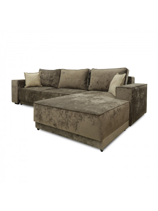Բազմոց HOBEL CORNER DELUXE BROWN MONACO 5/ NIAGARA BEIGE R (7) 
