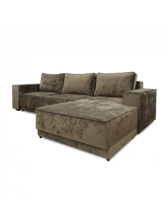 Բազմոց HOBEL CORNER DELUXE BROWN MONACO 5/ NIAGARA BEIGE R (7) 
