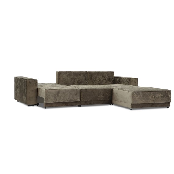 Sofa HOBEL CORNER DELUXE BROWN MONACO 5/ NIAGARA BEIGE R (7) 
