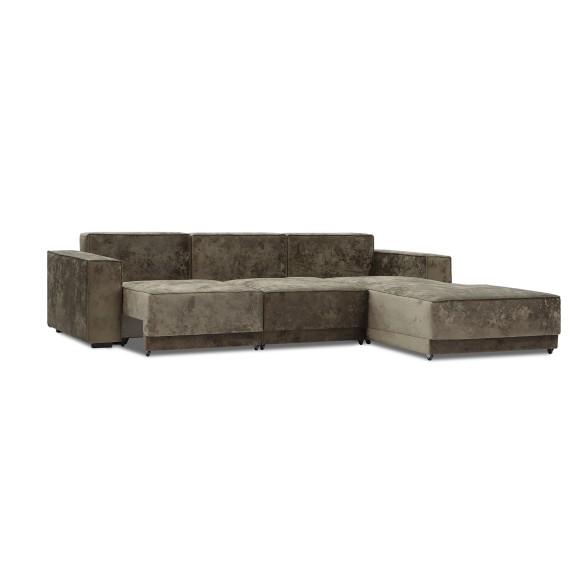 Sofa HOBEL CORNER DELUXE BROWN MONACO 5/ NIAGARA BEIGE R (7) 