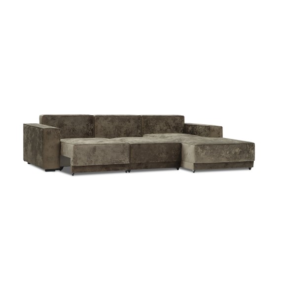 Sofa HOBEL CORNER DELUXE BROWN MONACO 5/ NIAGARA BEIGE R (7) 
