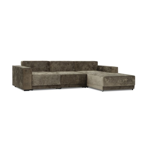 Sofa HOBEL CORNER DELUXE BROWN MONACO 5/ NIAGARA BEIGE R (7) 