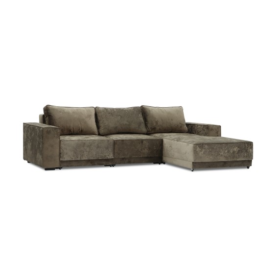 Sofa HOBEL CORNER DELUXE BROWN MONACO 5/ NIAGARA BEIGE R (7) 