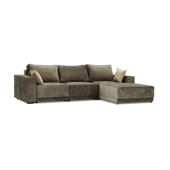 Sofa HOBEL CORNER DELUXE BROWN MONACO 5/ NIAGARA BEIGE R (7) 