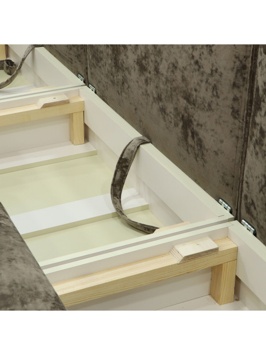 Բազմոց HOBEL CORNER DELUXE BROWN MONACO 5/ NIAGARA BEIGE R (7) 
