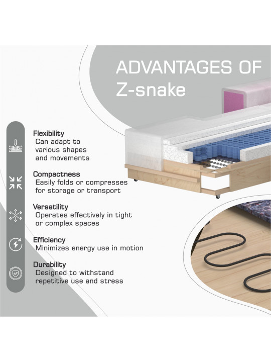 Բազմոց HOBEL CORNER DELUXE GREY MONACO 14/ NIAGARA AQUA GLASS R (6) 