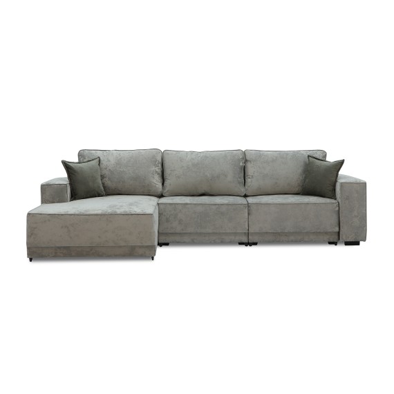 Sofa HOBEL CORNER DELUXE LIGHT GREY MONACO 13/ NIAGARA GREY L (7) 