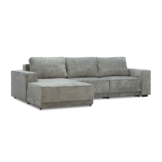 Sofa HOBEL CORNER DELUXE LIGHT GREY MONACO 13/ NIAGARA GREY L (7) 