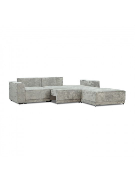 Sofa HOBEL CORNER DELUXE LIGHT GREY MONACO 13/ NIAGARA GREY R (7) 