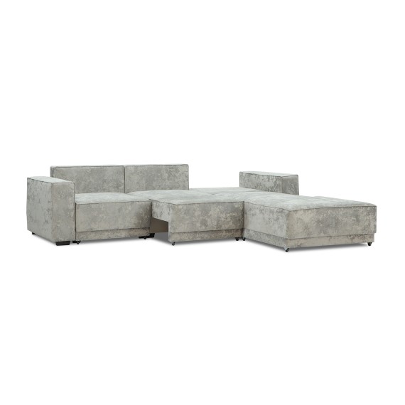 Sofa HOBEL CORNER DELUXE LIGHT GREY MONACO 13/ NIAGARA GREY R (7) 