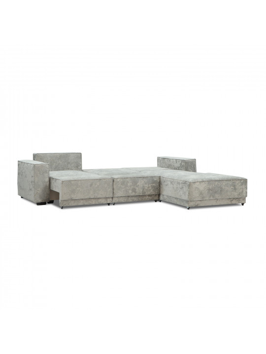 Sofa HOBEL CORNER DELUXE LIGHT GREY MONACO 13/ NIAGARA GREY R (7) 