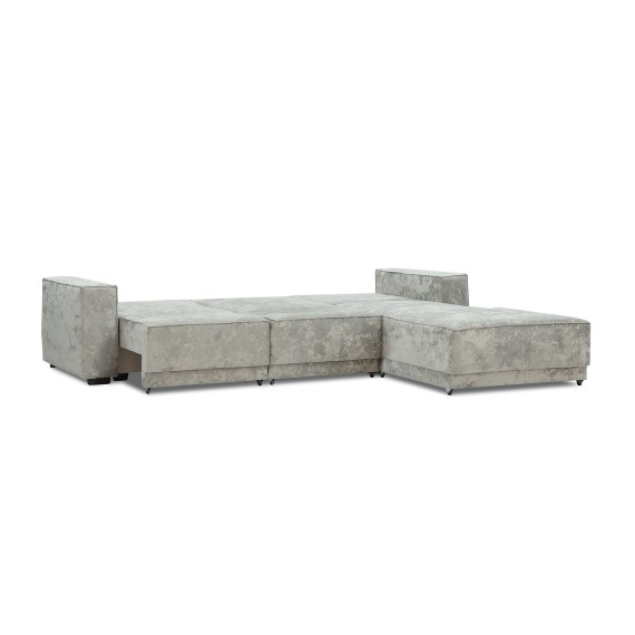 Sofa HOBEL CORNER DELUXE LIGHT GREY MONACO 13/ NIAGARA GREY R (7) 