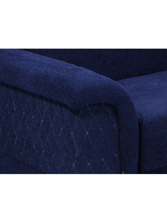 Sofa HOBEL CORNER DIVA  S BLUE BONCUK 14/MEGA IVORY R(3) 
