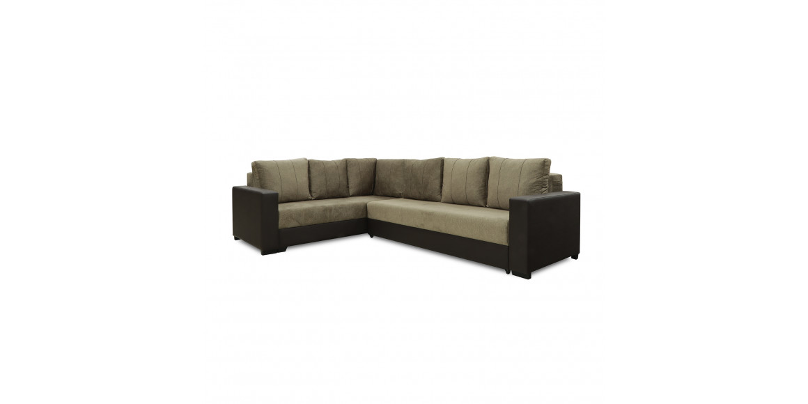 Sofa HOBEL CORNER ERICA BROWN 3673/ LIGHT BROWN MOCASSI 7114 L (6) 