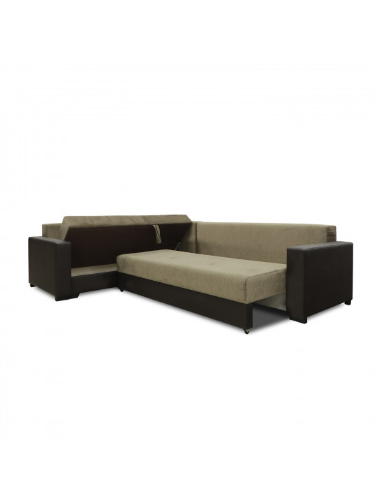 Диван HOBEL CORNER ERICA BROWN 3673/ LIGHT BROWN MOCASSI 7114 L (6) 