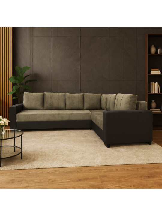 Բազմոց HOBEL CORNER ERICA BROWN 3673/BROWN MOCASSI 7114 R (6) 