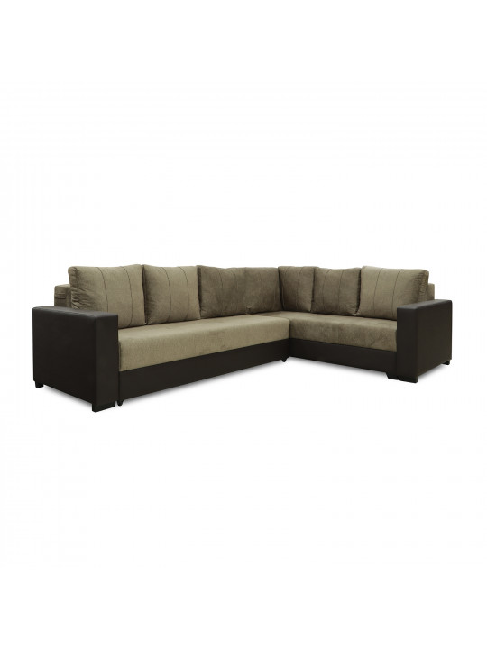 Sofa HOBEL CORNER ERICA BROWN 3673/ LIGHT BROWN MOCASSI 7114 R (6) 