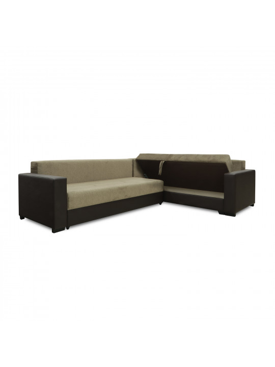 Sofa HOBEL CORNER ERICA BROWN 3673/ LIGHT BROWN MOCASSI 7114 R (6) 
