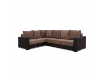 Sofa HOBEL CORNER ERICA COFFEE V460/ LIGHT BROWN VIVALDI 20 L(6) 