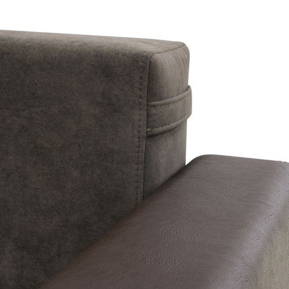 Sofa HOBEL CORNER ERICA F/P COFFEE V460/ DARK BROWN JAGUAR 18 L (6) 
