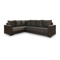 Диван HOBEL CORNER ERICA F/P COFFEE V460/ DARK BROWN JAGUAR 18 L (6) 