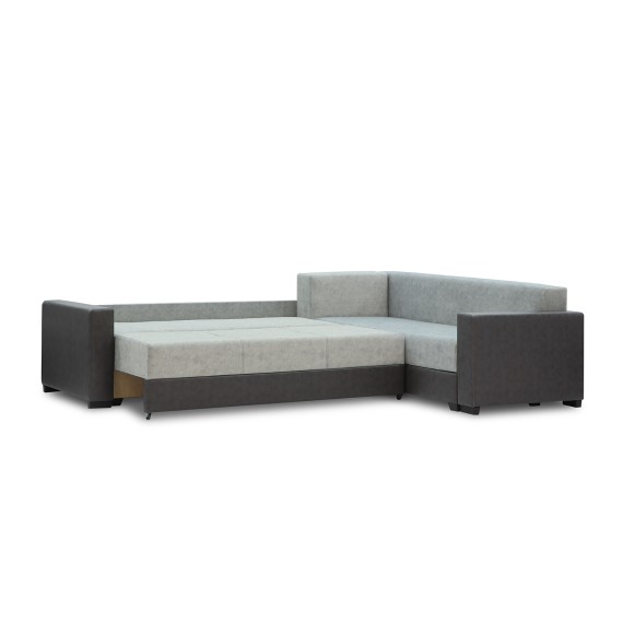 Диван HOBEL CORNER ERICA F/P DARK GREY 8410/ LIGHT GREY JAGUAR 4 R (6) 