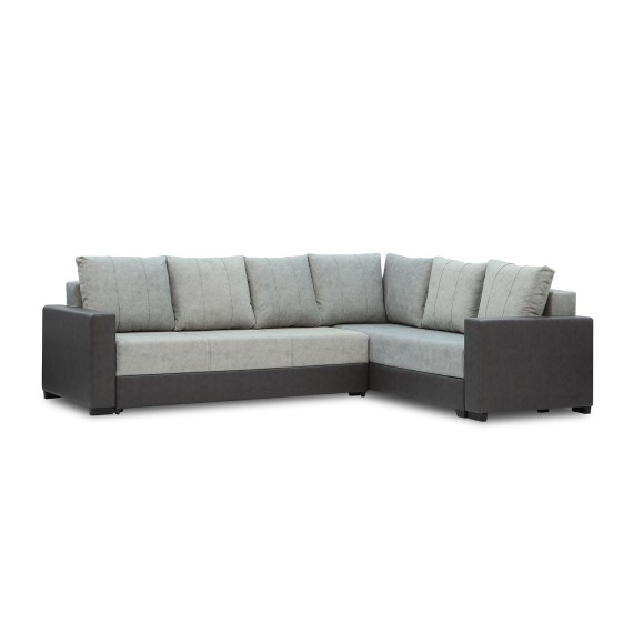 Диван HOBEL CORNER ERICA F/P DARK GREY 8410/ LIGHT GREY JAGUAR 4 R (6) 