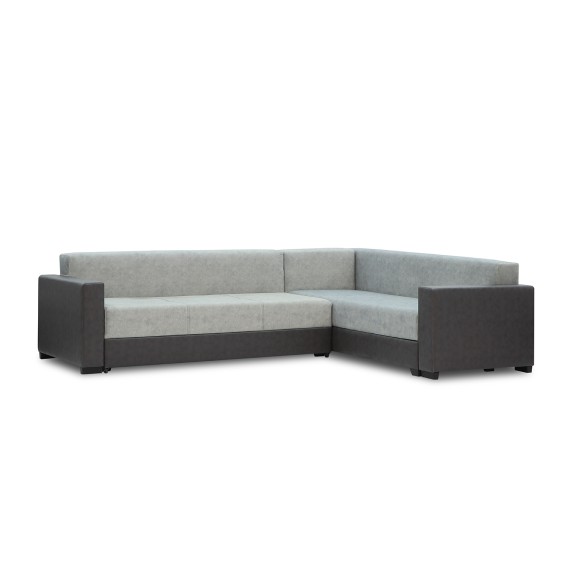 Диван HOBEL CORNER ERICA F/P DARK GREY 8410/ LIGHT GREY JAGUAR 4 R (6) 