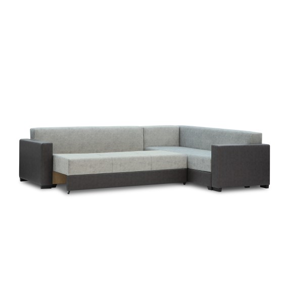 Диван HOBEL CORNER ERICA F/P DARK GREY 8410/ LIGHT GREY JAGUAR 4 R (6) 