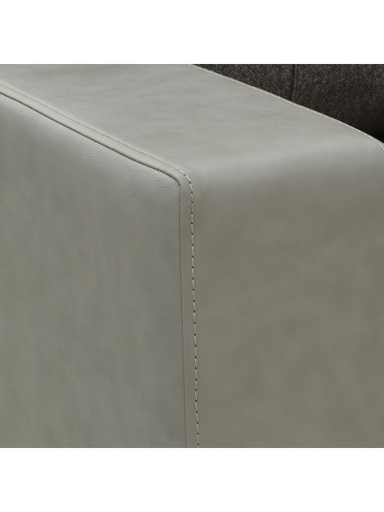 Բազմոց HOBEL CORNER ERICA LIGHT GREY 8409/ DARK GREY MOCASSI 4005 R (6) 