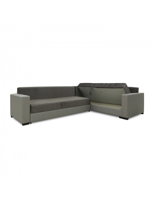 Բազմոց HOBEL CORNER ERICA LIGHT GREY 8409/ DARK GREY MOCASSI 4005 R (6) 